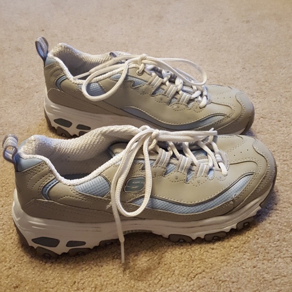 light blue sketchers
